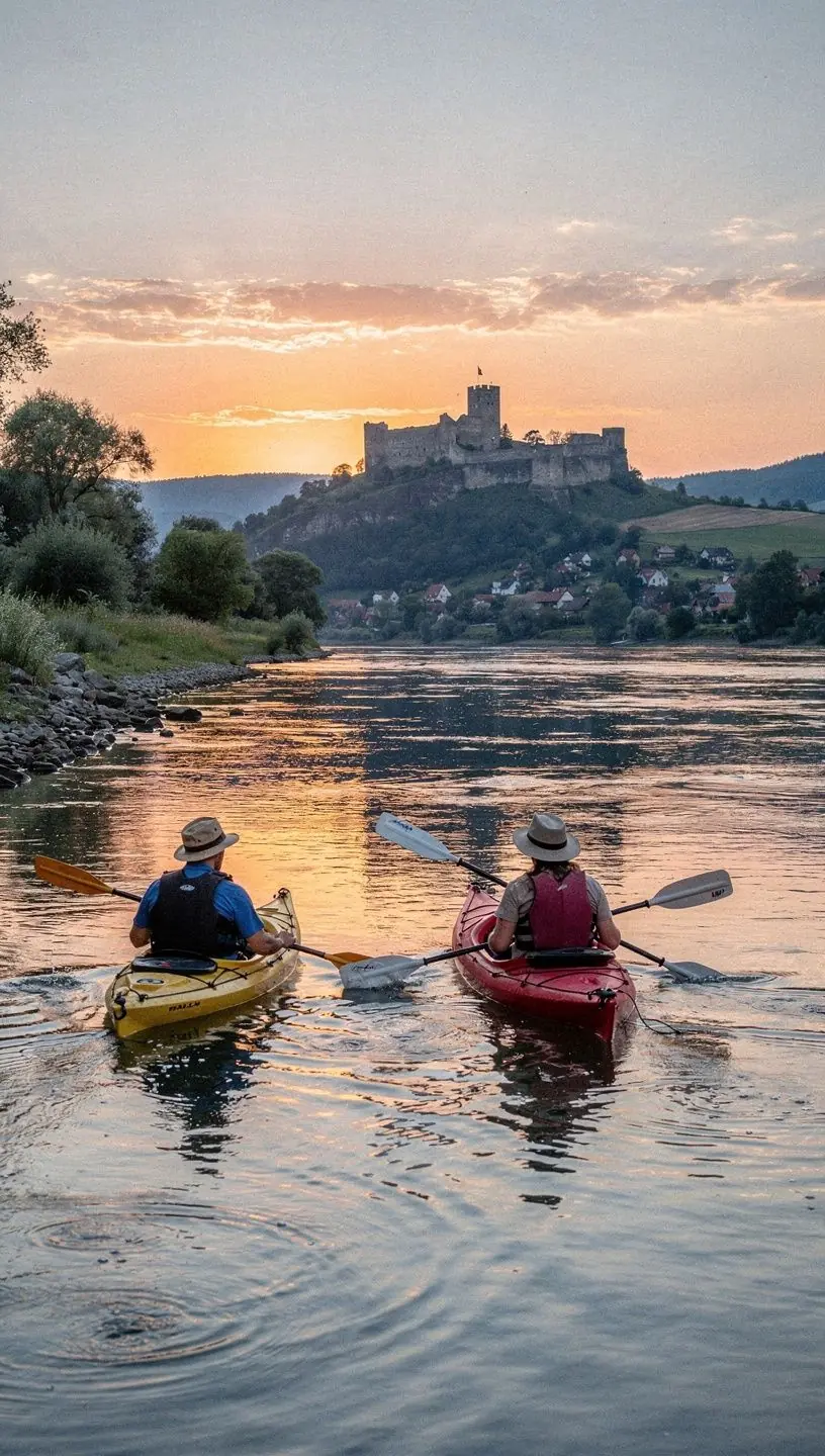 A breathtaking view of the High Tatras mountains with lush greenery and a clear blue sky, perfect for outdoor adventures.
